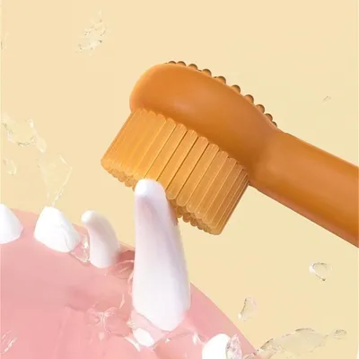 Zoomtopia Brosse à dents pour chien avec gratte - langue