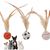 Pawzy Balade interactive pour chat : Plumes et caoutchouc