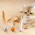Pawzy Balade interactive pour chat : Plumes et caoutchouc