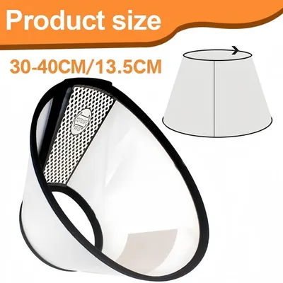 Pawzy Collier de récupération en plastique pour chien et chat Pawzy Collier de récupération en plastique pour chien et chat