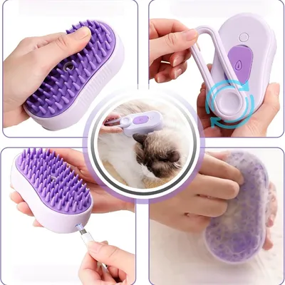 Zoomtopia Brosse à vapeur pour animaux