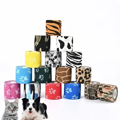 Pawzy Bandage auto - adhésif pour animaux de compagnie 3 articles