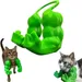 Pawzy Jouet de mâchouillage en peluche pour chats