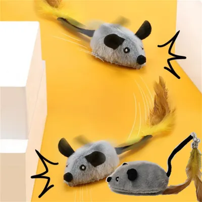 Pawzy Jouet électronique souris pour chat