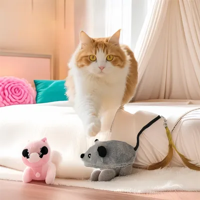 Pawzy Jouet électronique souris pour chat