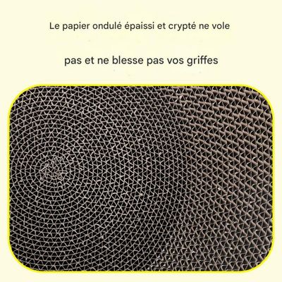 FurryFusion Boîte à griffes pour chat en forme de bol