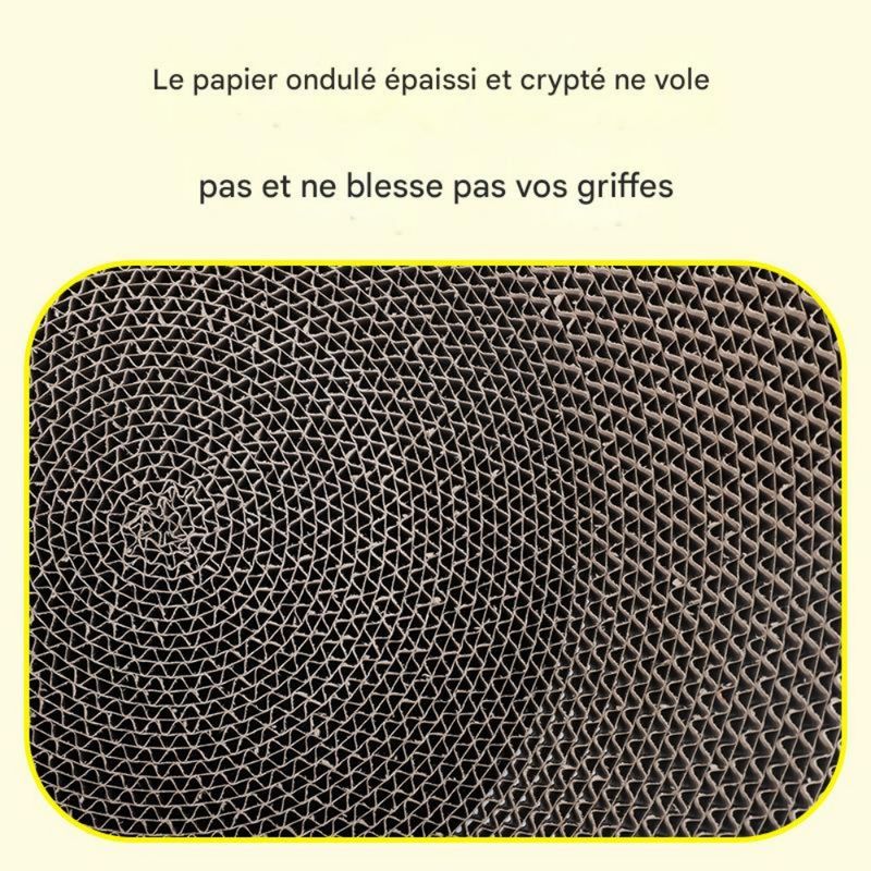 FurryFusion Boîte à griffes pour chat en forme de bol