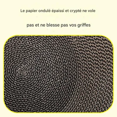 FurryFusion Boîte à griffes pour chat en forme de bol