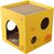 Pawzy Grattoir chat pliable - 2 niveaux carton (35*35*35cm)