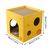 Pawzy Grattoir chat pliable - 2 niveaux carton (30*30*30cm)
