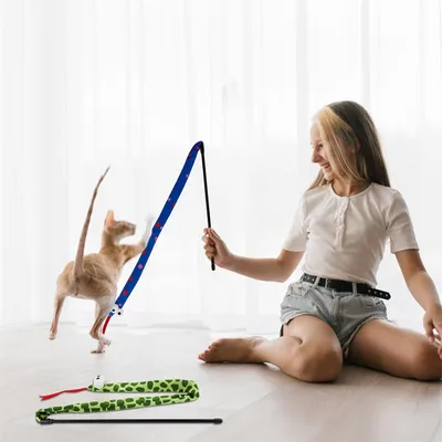 Pawzy Baton de distraction en forme de serpent aux gros yeux