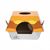 FurryFusion Nid à griffes pour chat en forme de hamburger