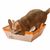 FurryFusion Nid à griffes pour chat en forme de hamburger