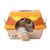FurryFusion Nid à griffes pour chat en forme de hamburger