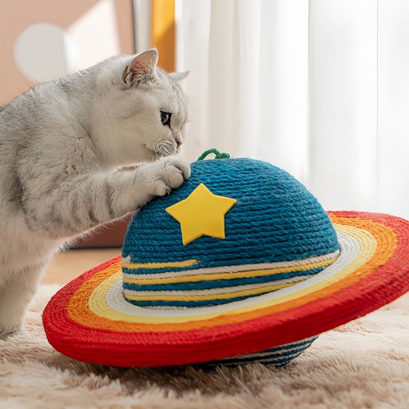 FurryFusion Boule à griffer pour chat planétaire