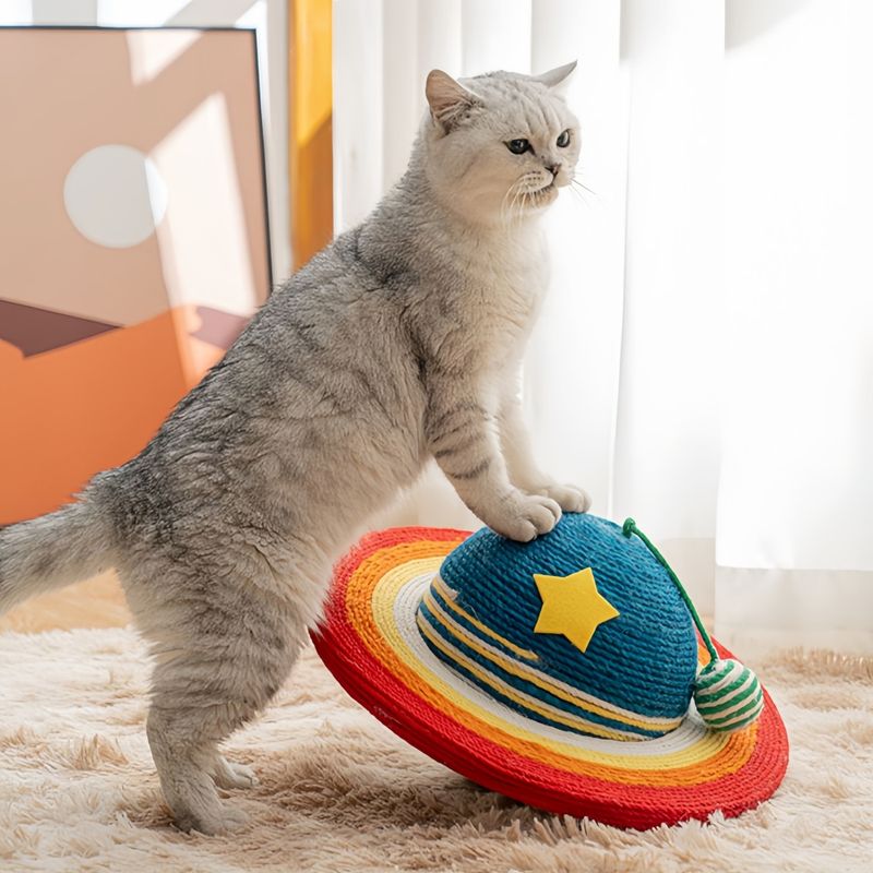 FurryFusion Boule à griffer pour chat planétaire