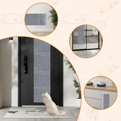 Zoomtopia Alfombrilla rascadora adhesiva para gatos