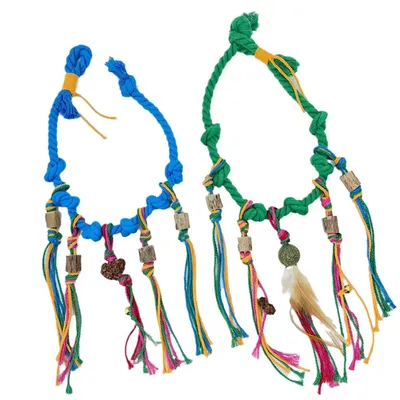 Pawzy Jouet en cordon de cattaignes et de menthe pour chat