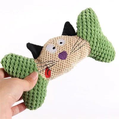 Pawzy Jouet de mâchouillage en peluche pour chats