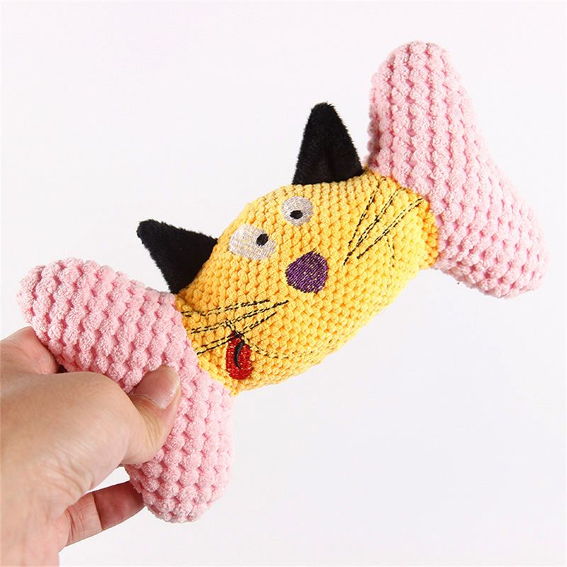 Pawzy Jouet de mâchouillage en peluche pour chats
