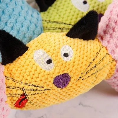 Pawzy Jouet de mâchouillage en peluche pour chats