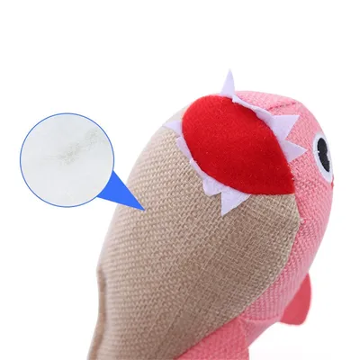 Pawzy Jouet pour chats - Famille de requins en peluche