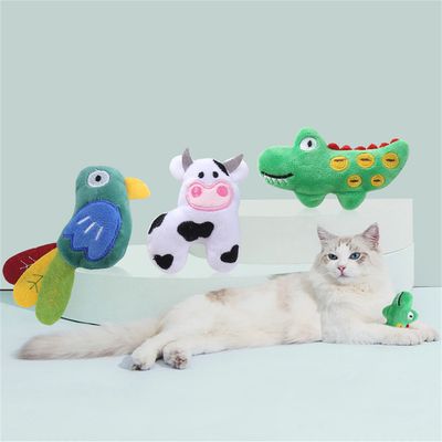 Pawzy Animaux en peluche avec menthe pour chats
