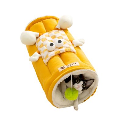 FurryFusion Tunnel pour chat Maison pour chat