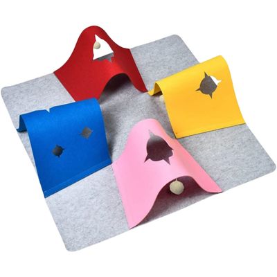 Pawzy Tunnel interactif pour chat - tapis de jeu portable