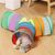Pawzy Jouet tunnel arc-en-ciel pour chat