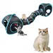 Zoomtopia 3-in-1-Katzen-Spieltunnel, zusammenklappbar