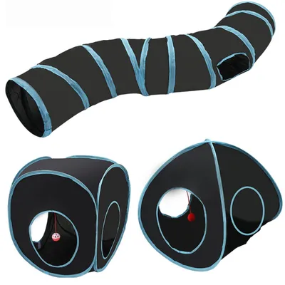 Zoomtopia 3 en 1 Tunnel Chat Pliable