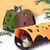 Pawzy Tunnel en feutre pour chat - jouet interactif pliable