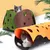 Pawzy Tunnel en feutre pour chat - jouet interactif pliable