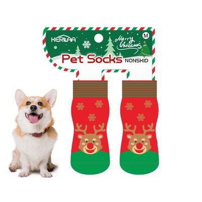 Pawzy Chaussettes de Noël pour chiens