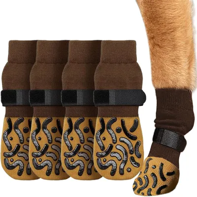 Pawzy Chaussettes anti - glissement pour chiens