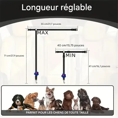 Zoomtopia Harnais de sécurité pour chien