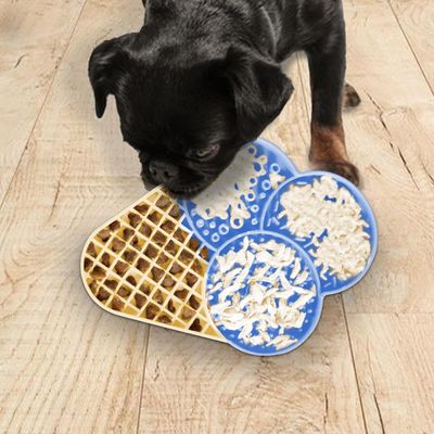 Pawzy Bol repas lent silicone - Pour chiens et chats