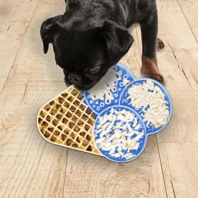 Pawzy Comedero de silicona de alimentación lenta - Para perros y gatos