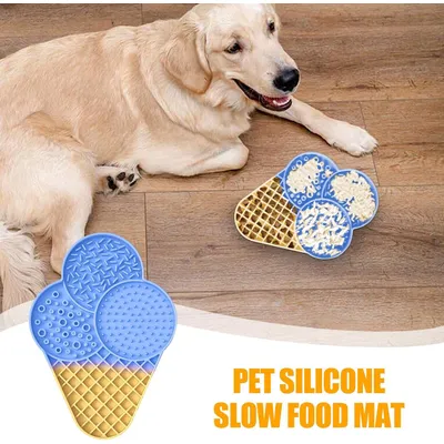 Pawzy Comedero de silicona de alimentación lenta - Para perros y gatos