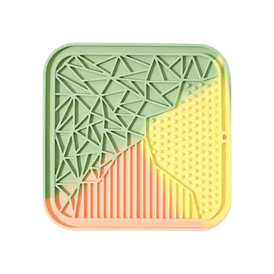 Pawzy Tapis silicone à lécher avec ventouses