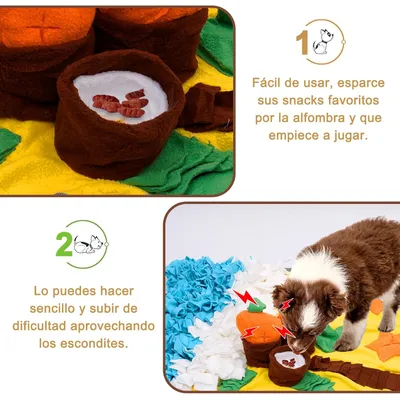 Pawzy Alfombra olfativa para perros: estimulación mental y olfativa