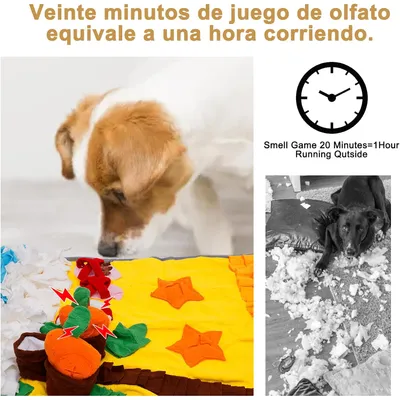 Pawzy Alfombra olfativa para perros: estimulación mental y olfativa