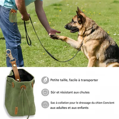 Pawzy Sac à friandises portatif pour chien