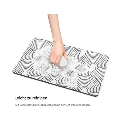 Zoomtopia Tapis d'alimentation pour animaux de compagnie