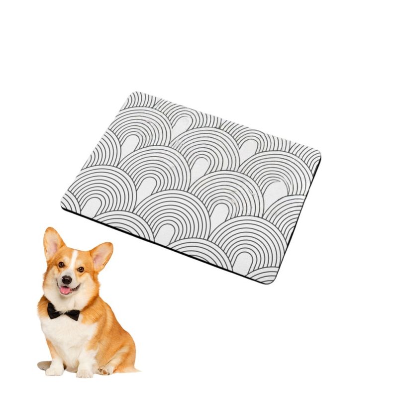 Zoomtopia Tapis d'alimentation pour animaux de compagnie