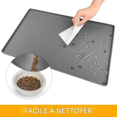 ZooVenture Tapis de nourriture pour chiens et chats