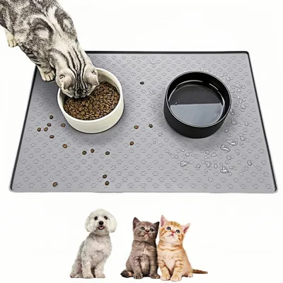ZooVenture Tapis de nourriture pour chiens et chats