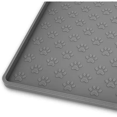 ZooVenture Alfombrilla de comida para perros y gatos