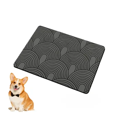 Zoomtopia Tapis d'alimentation pour animaux de compagnie